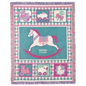  Rocking Horse 3 Ply Cotton Afghan