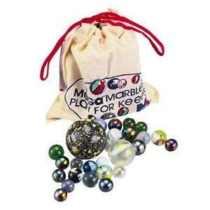  93808 Pouch w/Marbles & Rules Toys & Games