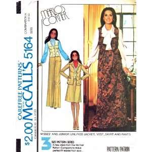  McCalls 5164 Vintage Sewing Pattern Marlos Corner Jacket 