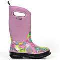 NEW Bogs Girls Kids Sz 10 (Eu 26) Pink Paisley Winter Boots Snow Rain 