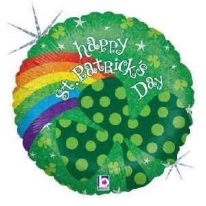    St. Patricks Balloons   18 Rainbow Holographic Toys & Games