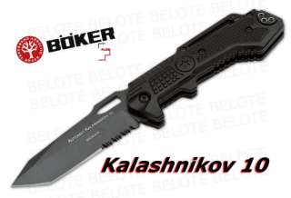 Boker Plus Kalashnikov 10 Tanto Serrated 01KAL10T *NEW*  