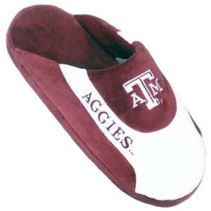  Texas A&M Aggies TAMU NCAA Low Pro Stripe Slippers Small 