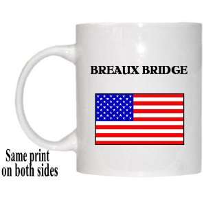  US Flag   Breaux Bridge, Louisiana (LA) Mug Everything 