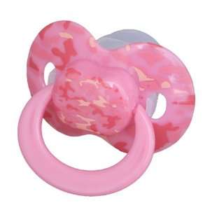  Camouflage Infant Pacifier (6 months+) Pink Baby