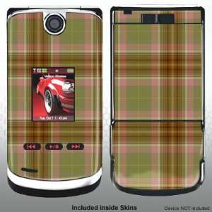  LG VX8600 plaid pattern Skin 48086 