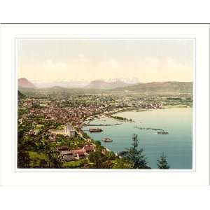 Bregenz from Haggen Tyrol Austro Hungary, c. 1890s, (M 