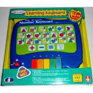  Talkn Learn Learning Keyboard   Number Keyboard Toys 