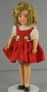 Ideal Shirley Temple Doll 12 Vintage Tagged Dress Vintage  