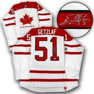  Autographed Ryan Getzlaf Jersey   Team Canada 2010 Olympic 