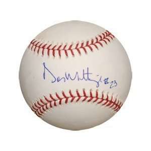  Signed Don Mattingly Ball   Official Major League Sports 