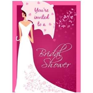  Pink Bridal Shower Invitation Stamp