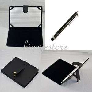   Leather Case+Stylus For 8 Pantech Element Tablet AT&T 4G LTE  