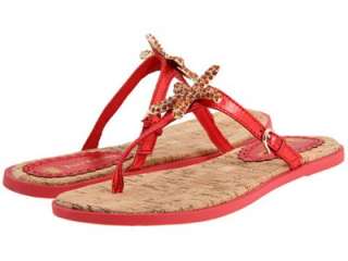   Couture FRANKIE Starfish Sandal Flip Flops RED Coral Metallic  