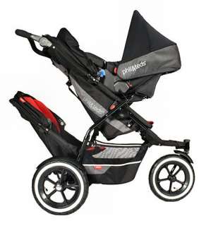 PHIL & TEDS Explorer Baby Stroller w/Double Kit   Black  