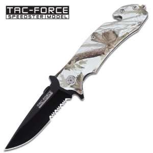  3.5 Tac Force Spring Assisted Rescue Super Knife   Green 