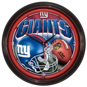  NFL New York Giants Neon Clock