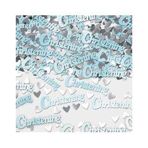    Partyexplosion Christening Blue Table Confetti Toys & Games