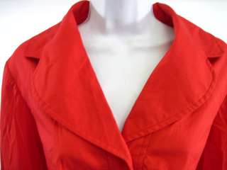 MARC BOUWER Red Button Front Long Sleeve Shirt Top XL  