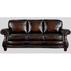  Broyhill Stetson Sofa   L704 3X(Leather 1554 88M)