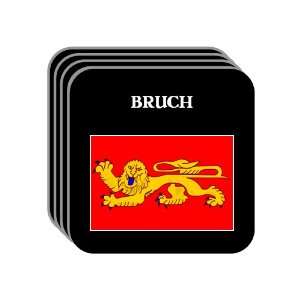  Aquitaine   BRUCH Set of 4 Mini Mousepad Coasters 