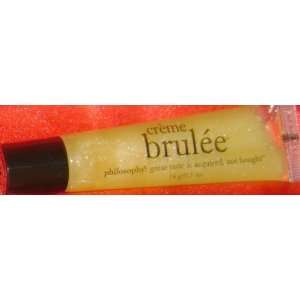 Philosophy Creme Brulee Lip Shine Very Emollient Creme Brulee Flavored 