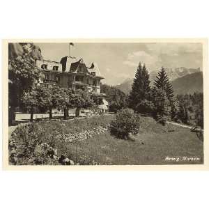   Vintage Postcard Kurhaus   Brunig Pass Switzerland 