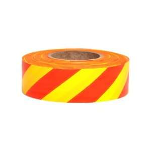Presco SYR 658 300 Length x 1 3/16 Width, PVC Film, Yellow and Red 