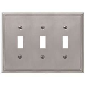   Creative Accents Brushed Nickel Wall Plate (3103BN)