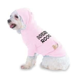 Snowboarding Rocks Hooded (Hoody) T Shirt with pocket for your Dog or 