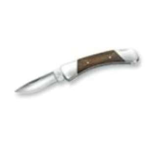 Buck Knives 505 Knight Lockback Pocket Knife with Birchwood Handles