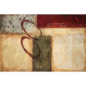  Kate Hartman 36W by 24H  Rustic Pastiche II CANVAS 