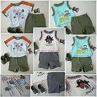 Crazy 8 boys summer oufit with shoes 18 24 months shorts  