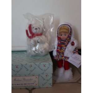   Alexander Off to the North Pole Doll with Polar Bear Toys & Games