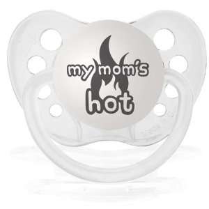  Personalized Pacifiers My Moms Hot Pacifier   Clear Baby