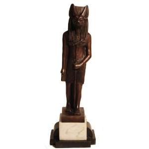  Bronze Egyptian Art Anubis Funerary God Antique Sculpture 