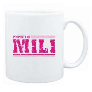  New  Property Of Mili Retro  Mug Name