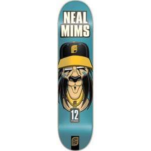  Finesse Mims Lion Skateboard Deck   8.0 W/Wheels Sports 