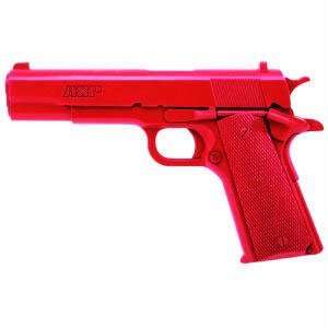   Solid Silicone Made Red Training Gun Govt. .45, Lightweight Replica