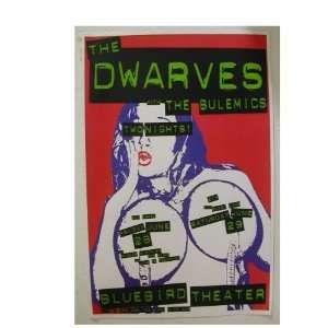    The Dwarves Handbill Poster Stunning handbill 