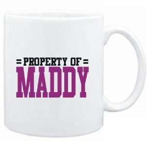    Mug White  Property of Maddy  Female Names
