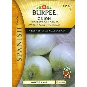  Burpee 69674 Spanish   Onion Sweet White Spanish Seed 