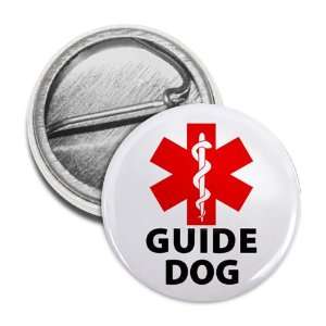  GUIDE DOG Medical Alert 1 Mini Pinback Button Badge 