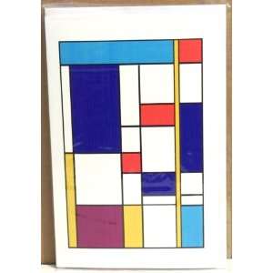 Simply Beautiful Notecards in the Piet Mondrian Style (ArgePM#2 