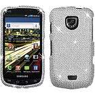 BLING RHINESTONE SILVER WHITE FACEPLATE CASE COVER FOR 
