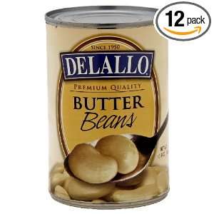DeLallo Beans, Butter, 15.5000 ounces Grocery & Gourmet Food