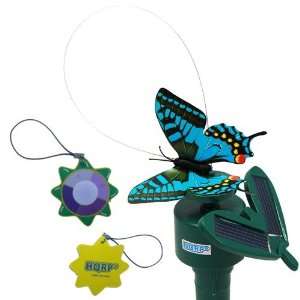  HQRP Solar Butterfly Flying Fluttering Blue Swallowtail 