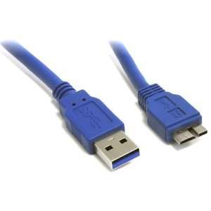 ft SuperSpeed USB 3.0 Cable A to Micro B. 3FT USB 3 A TO MICRO B USB 