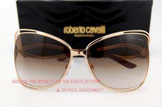 New Roberto Cavalli Sunglasses RC 526 526S 28F GOLD  