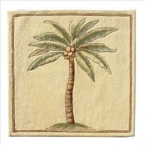  The Rug Market 72103 Accent Palm Green / White Novelty Rug 